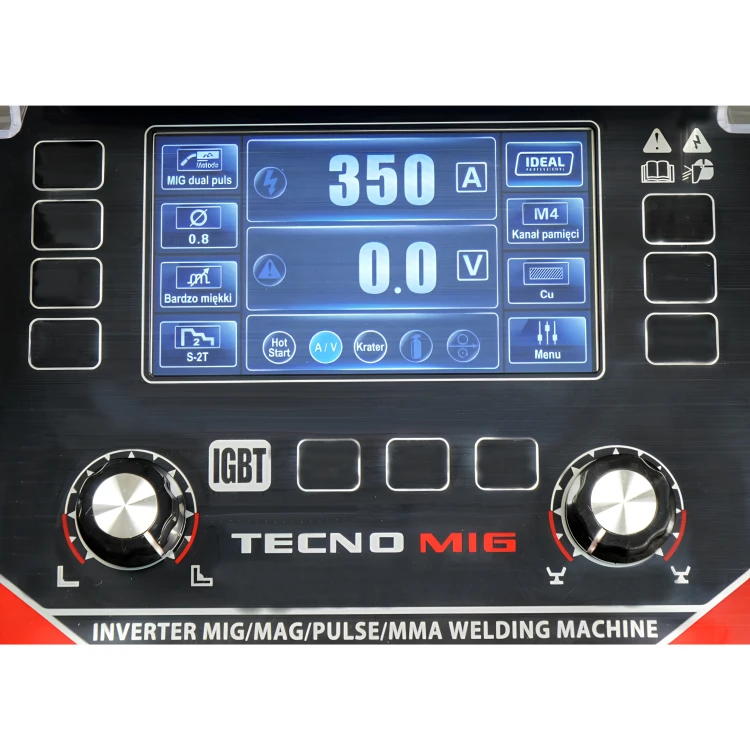 IDEAL TECNO MIG 366 PULSE SYNERGIC LCD