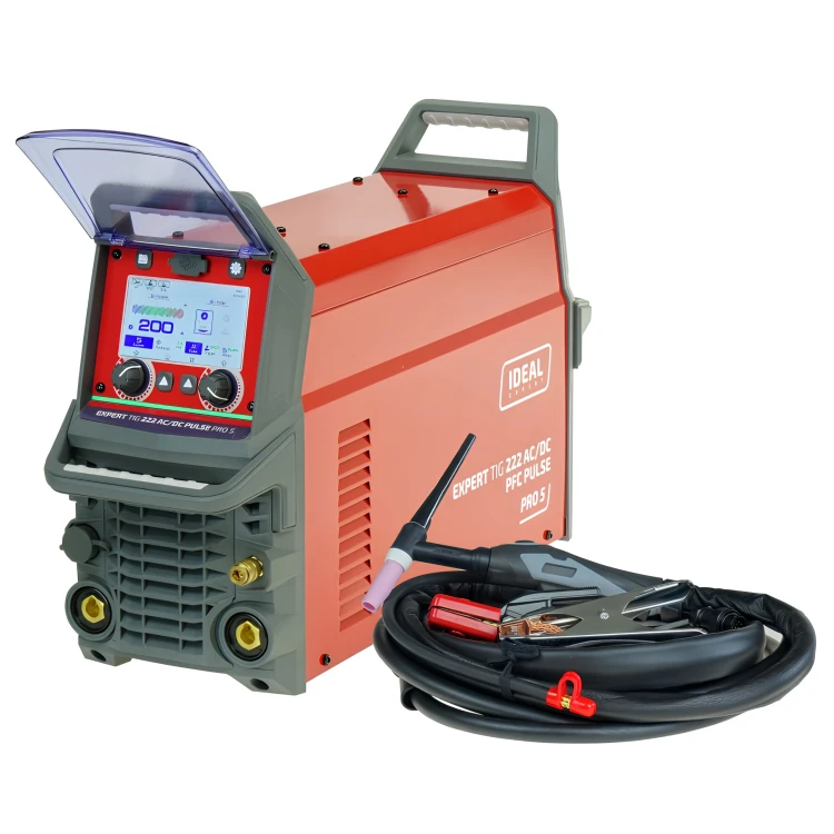 IDEAL EXPERT TIG 222 AC/DC PFC PULSE Pro5 LCD
