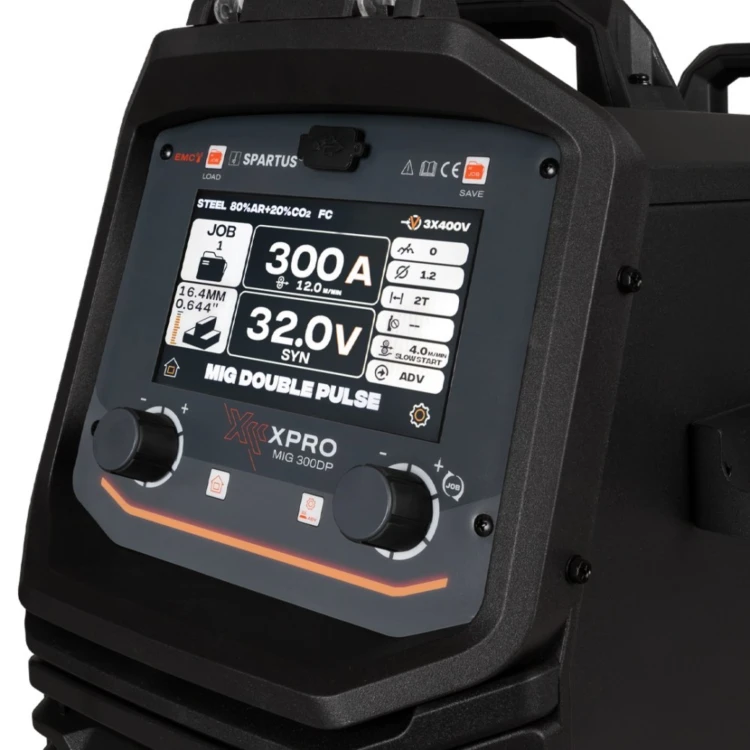 Spartus XPro MIG 300 DUAL PULSE pakiet MIG TIG MMA