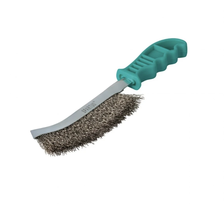 Szczotka ręczna 1-rzędowa drut nierdzewny falisty 0,3mm