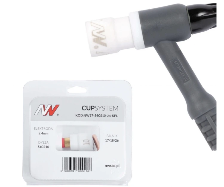 CUPSystem - zestaw 17/18/26 dysza kielich #10 [na elektrodę 2.4]