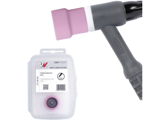 CUPSystem - zestaw 17/18/26 dysza kielich #12 [na elektrodę 2.4]