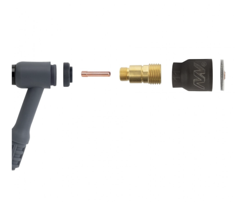 CUPSYSTEM Black - zestaw 17/18/26 dysza kielich #11 [na elektrodę 2.4]