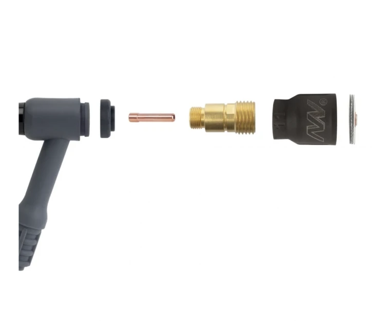 CUPSYSTEM Black - zestaw 17/18/26 dysza kielich #11 [na elektrodę 2.4]