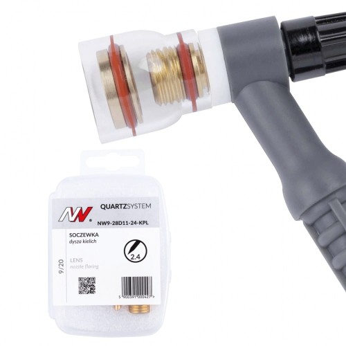 QUARTZSystem - soczewka dysza kielich 9/20 [na elektrodę 2.4mm]