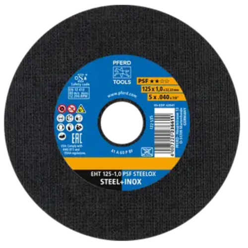 Tarcza do cięcia EHT 125-1,0 PSF STEELOX