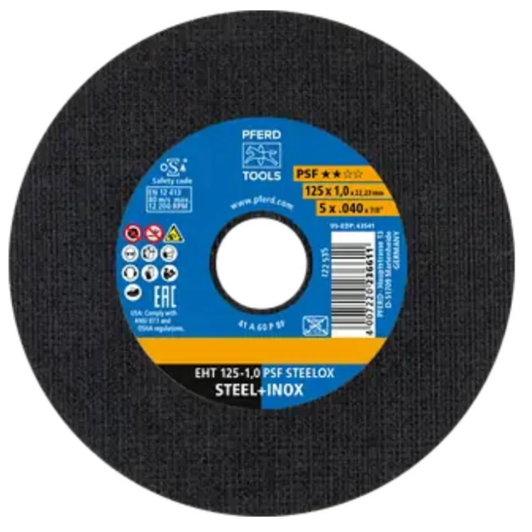 Tarcza do cięcia EHT 125-1,0 PSF STEELOX