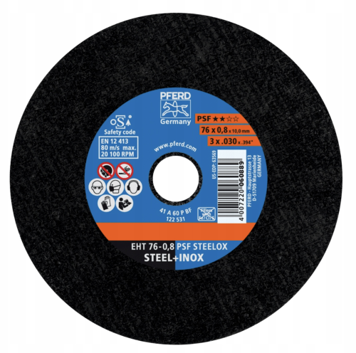 Tarcza do cięcia EHT 76-0,8 PSF STEELOX/10