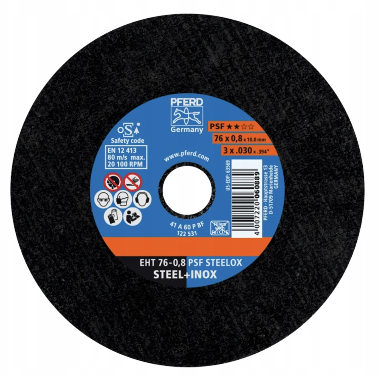 Tarcza do cięcia EHT 76-0,8 PSF STEELOX/10