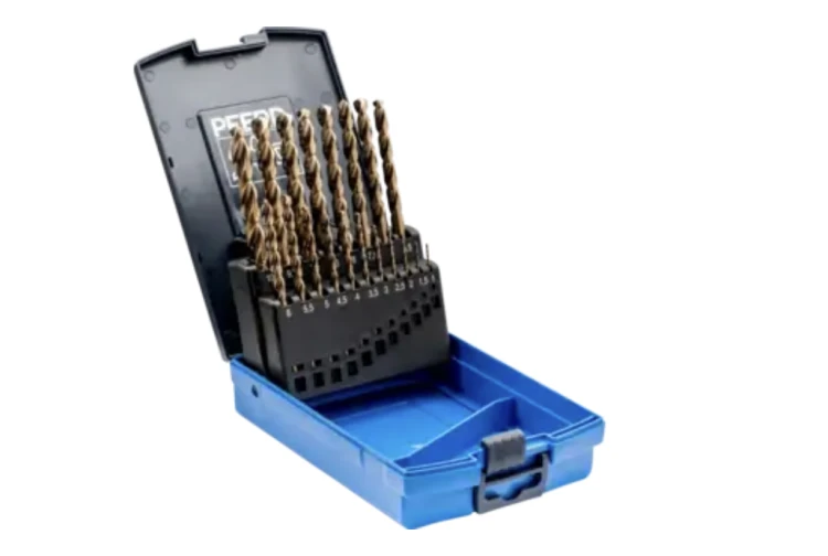Zestaw wierteł spiralnych 19-częściowy INOX HSSE N