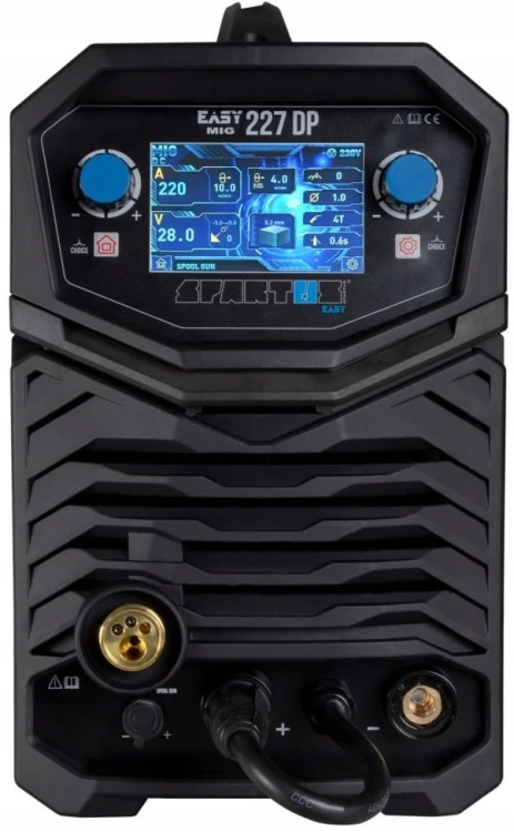 Migomat Spartus Easymig 227 Dual Pulse DP + drut 5kg 0.8mm