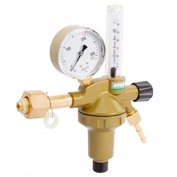 REDUKTOR ARGON CO2 SPARTUS Z ROTAMETREM TIG MIG