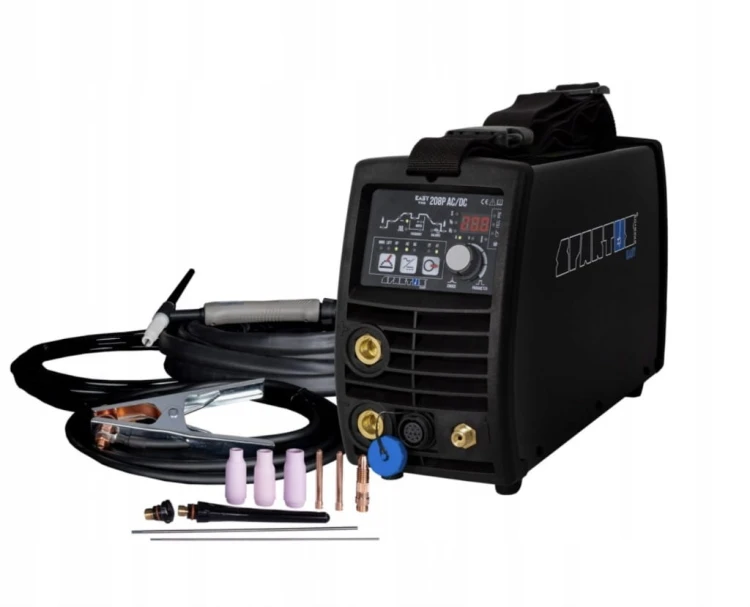 Spartus Easytig 208P ACDC PULS + REDUKTOR + AKCESORIA + 3 RODZAJE DRUTU