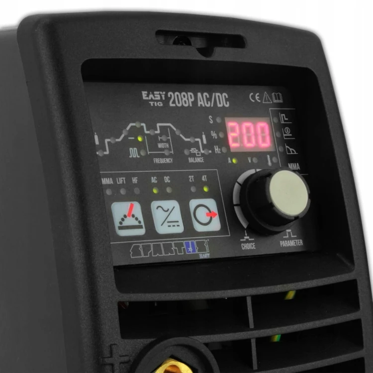 Spartus Easytig 208P ACDC PULS + REDUKTOR + AKCESORIA + 3 RODZAJE DRUTU