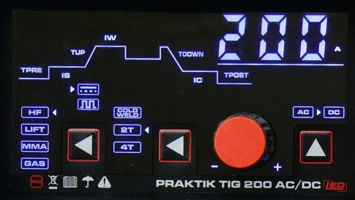 SPAWARKA IDEAL PRAKTIK TIG 200 AC/DC LED