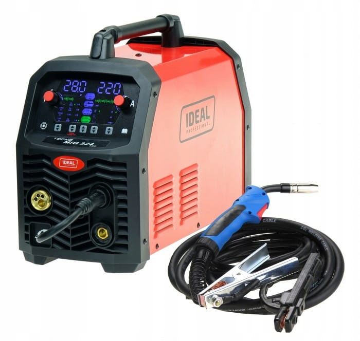 PÓŁAUTOMAT SPAWALNICZY TECNO MIG 224 SYNERGIC LED 4x4 MIG/MAG,TIG LIFT,MMA