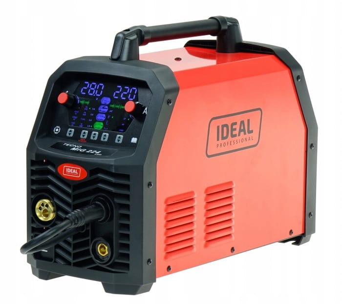 PÓŁAUTOMAT SPAWALNICZY TECNO MIG 224 SYNERGIC LED 4x4 MIG/MAG,TIG LIFT,MMA