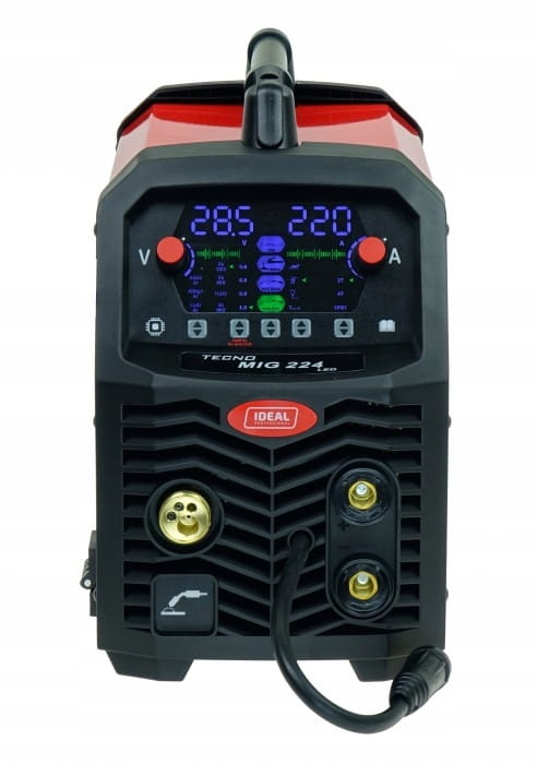 PÓŁAUTOMAT SPAWALNICZY TECNO MIG 224 SYNERGIC LED 4x4 MIG/MAG,TIG LIFT,MMA