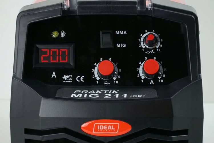 PÓŁAUTOMAT SPAWALNICZY PRAKTIK MIG 211 MMA DIGITAL IDEAL