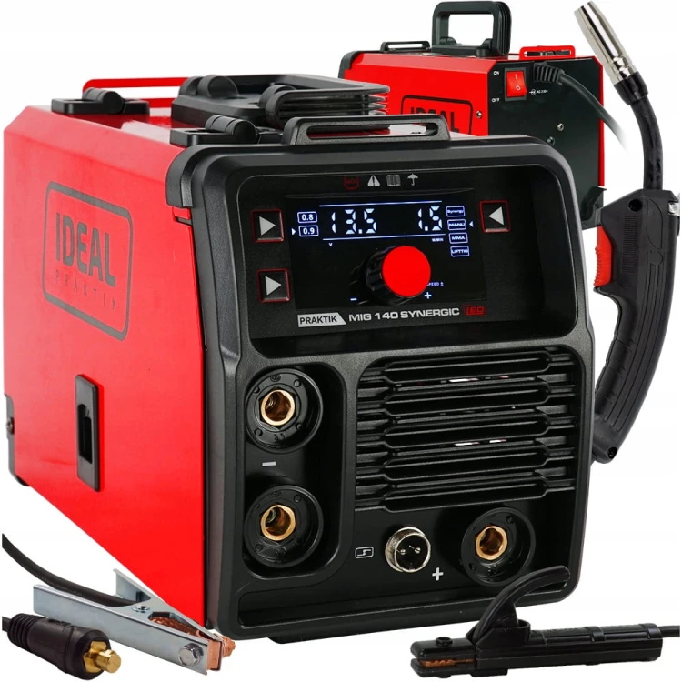 SPAWARKA MIGOMAT PÓŁAUTOMAT BEZGAZOWY IDEAL PRAKTIG MIG 140 FLUX MMA TIG