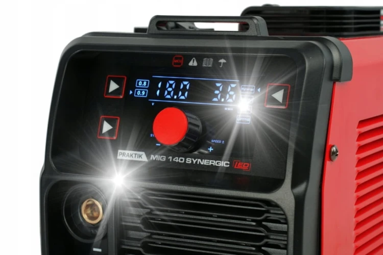 SPAWARKA MIGOMAT PÓŁAUTOMAT BEZGAZOWY IDEAL PRAKTIG MIG 140 FLUX MMA TIG