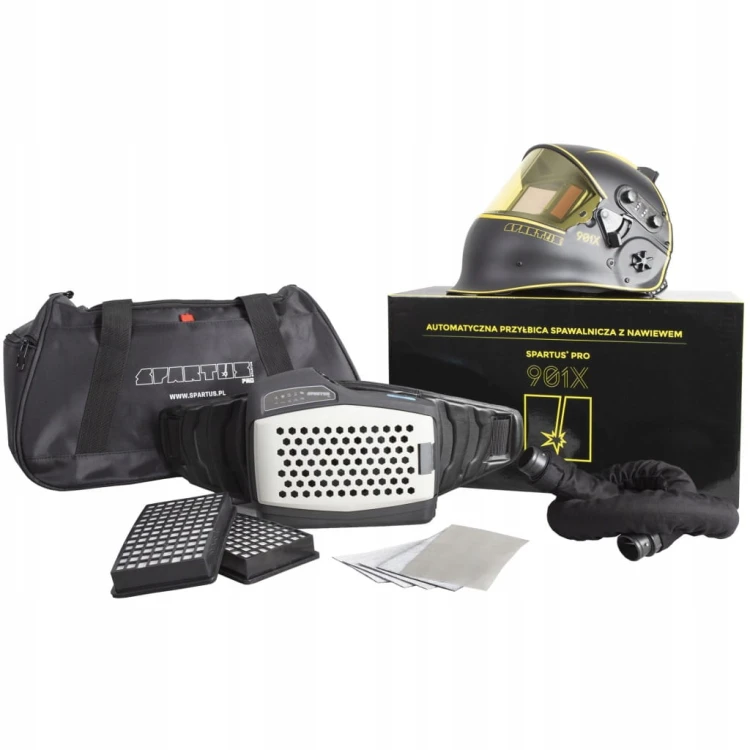 Przyłbica automatyczna SPARTUS Pro 901X z nawiewem