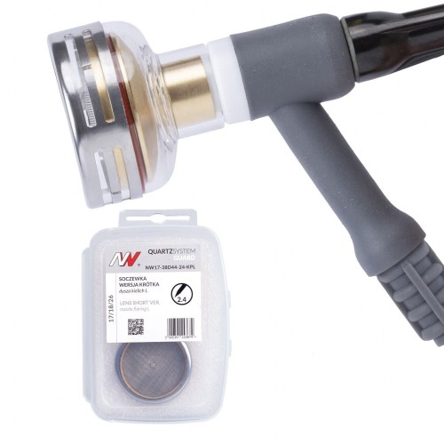 QUARTZSystem - soczewka wersja krótka dysza kielich GUARD L #24 [na elektrodę 2.4mm]
