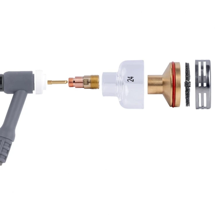 QUARTZSystem - soczewka wersja krótka dysza kielich GUARD L #24 [na elektrodę 2.4mm]