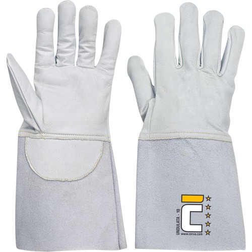 Rękawice spawalnicze UNDULATA skóra kozia r.9/L