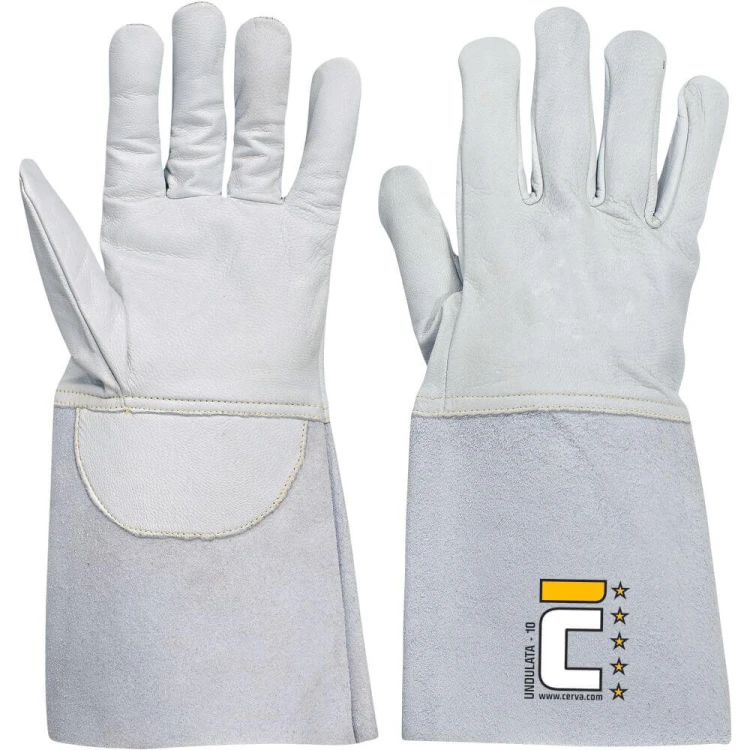 Rękawice spawalnicze UNDULATA skóra kozia r.9/L