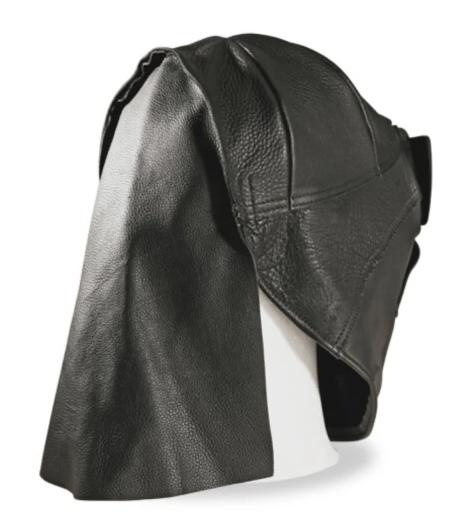 Maska spawalnicza Evermatic  skórzana małpka automatyczna z ochroną szyi