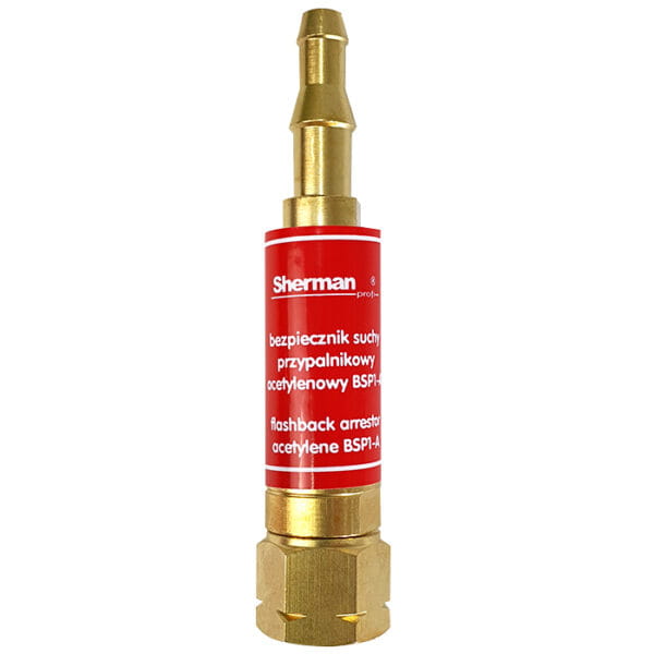 Bezpiecznik gazowy przypalnikowy acetylen