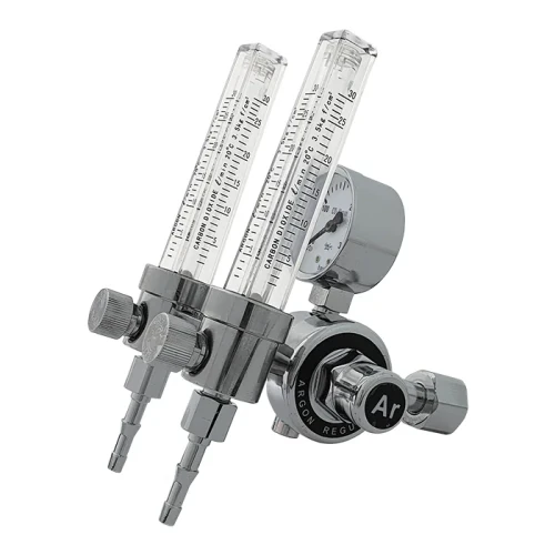 Reduktor RB2R-Ar/CO₂ z dwoma rotametrami