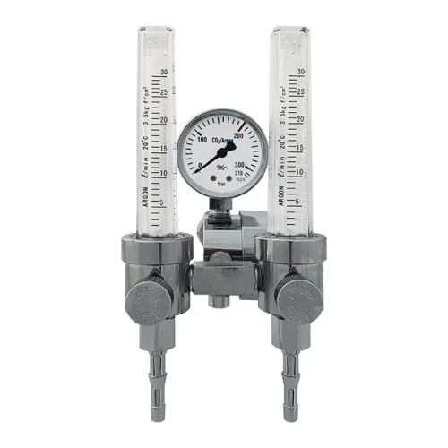Reduktor RB2R-Ar/CO₂ z dwoma rotametrami