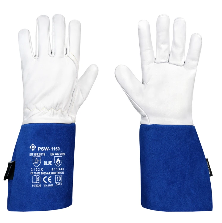Rękawice spawalnicze PSW-1150 Blue 9