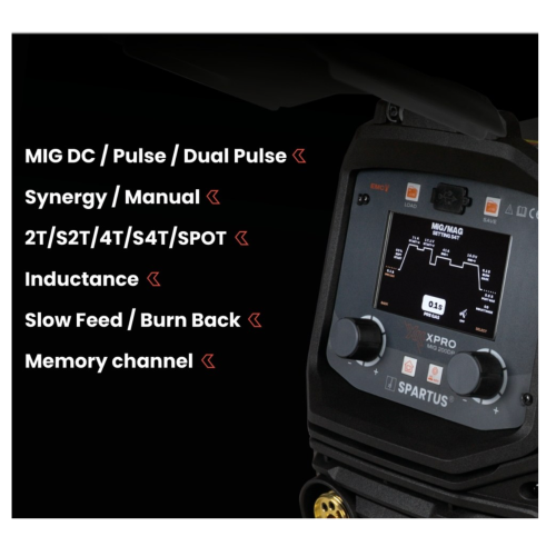 Spawarka Spartus XPro MIG 200 DUAL PULSE pakiet