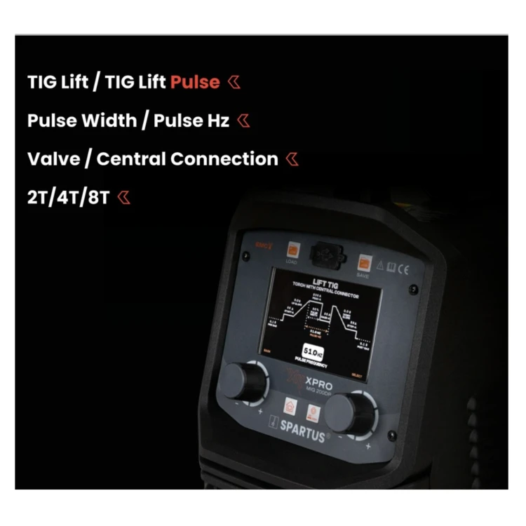 Spawarka Spartus XPro MIG 200 DUAL PULSE pakiet