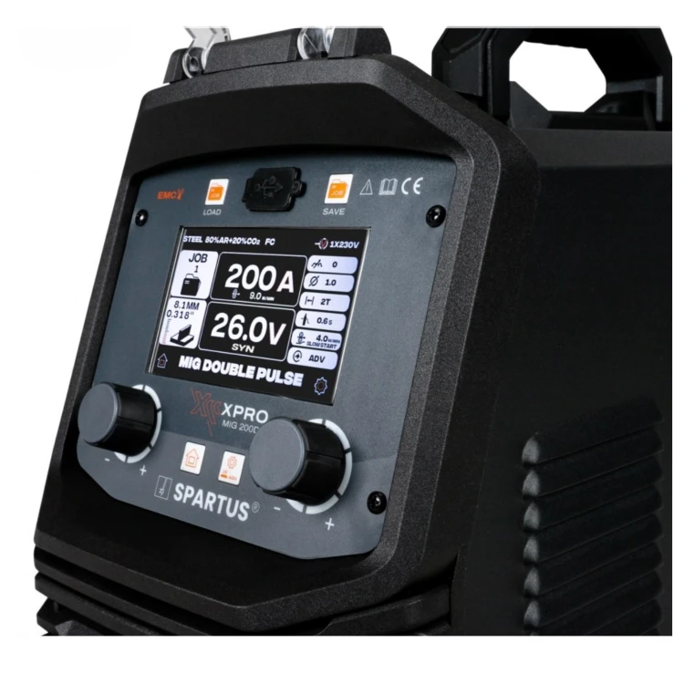 Spawarka Spartus XPro MIG 200 DUAL PULSE pakiet