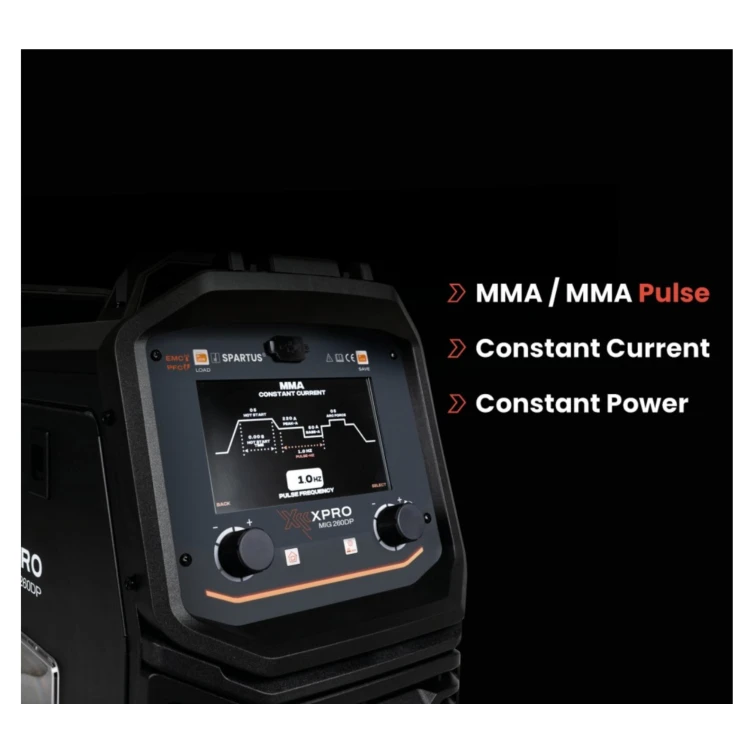 Spawarka Spartus XPro MIG 260 DUAL PULSE pakiet