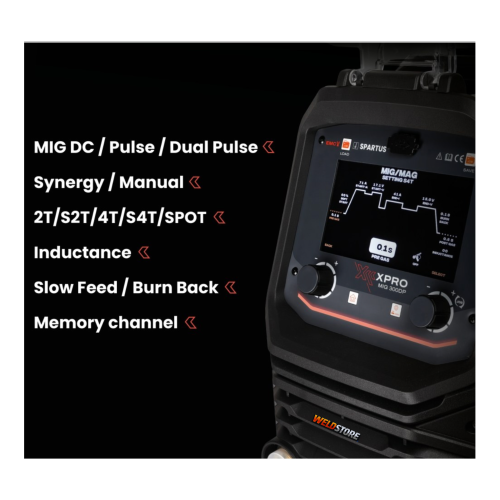 Spawarka Spartus XPro MIG 300 DUAL PULSE pakiet