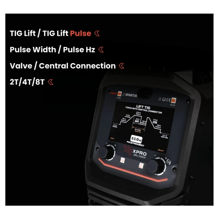 Spawarka Spartus XPro MIG 300 DUAL PULSE pakiet