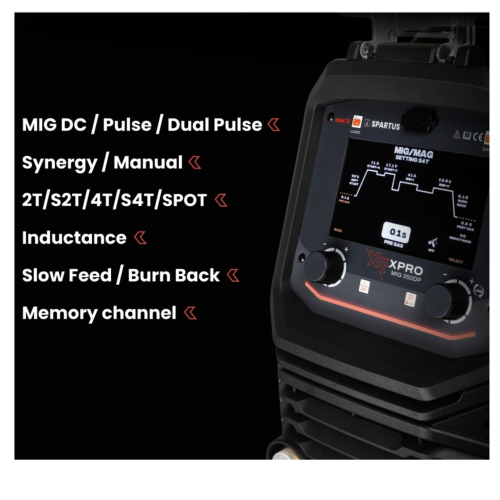Spawarka Spartus XPro MIG 350 DUAL PULSE pakiet