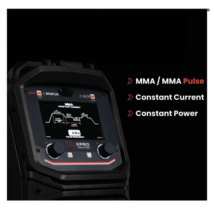 Spawarka Spartus XPro MIG 350 DUAL PULSE pakiet
