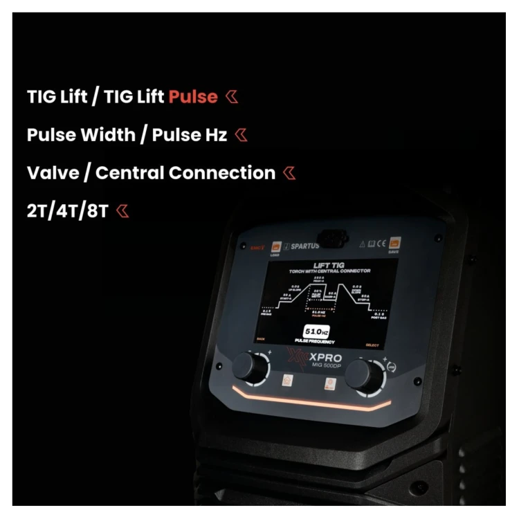 Spawarka Spartus XPro MIG 500 DUAL PULSE pakiet
