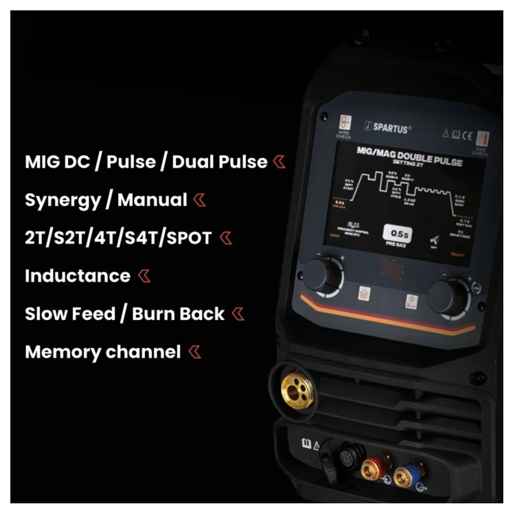 Spawarka Spartus XPro MIG 500 DUAL PULSE pakiet