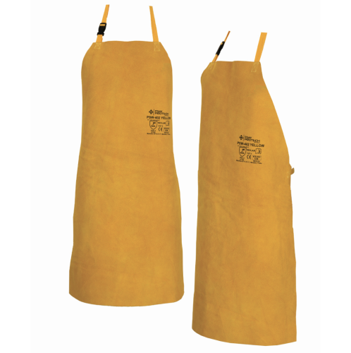 Skórzany fartuch PSW-402 Yellow