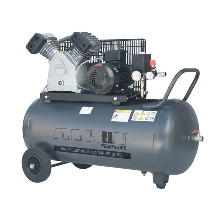Sprężarka tłokowa SPARTUS® na zbiorniku poziomym [420/100 2.2kW 230V 10bar]