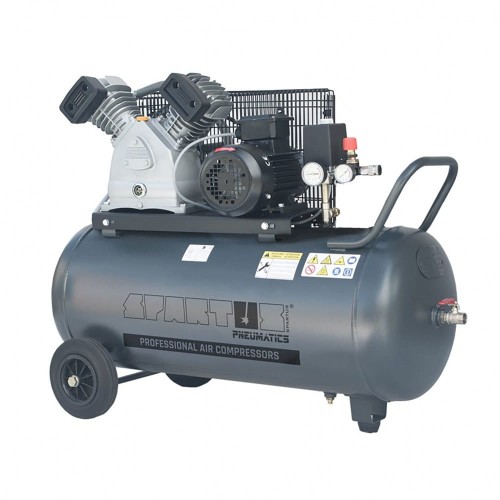 Sprężarka tłokowa SPARTUS® na zbiorniku poziomym [420/100 2.2kW 400V 10bar]