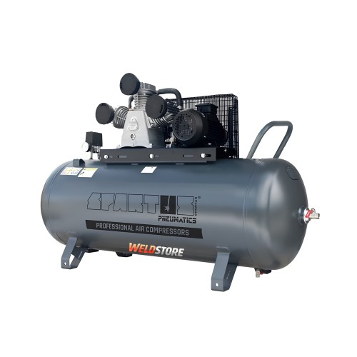 Sprężarka tłokowa SPARTUS® na zbiorniku poziomym [880/270 5.5kW 400V 10bar]