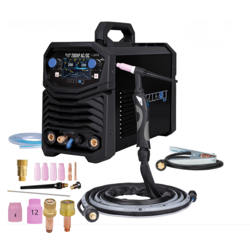 EasyTIG 200XP AC/DC w pakiecie z uchwytem mini SPE 17 - 8m + przewód masowy 5m